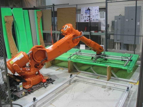 Industrial Robot for Composites Panel Assembly